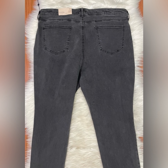 NWT NYDJ Alina Skinny Denim Jeans Folsom/Gray Plus Size 16 - Picture 5 of 10